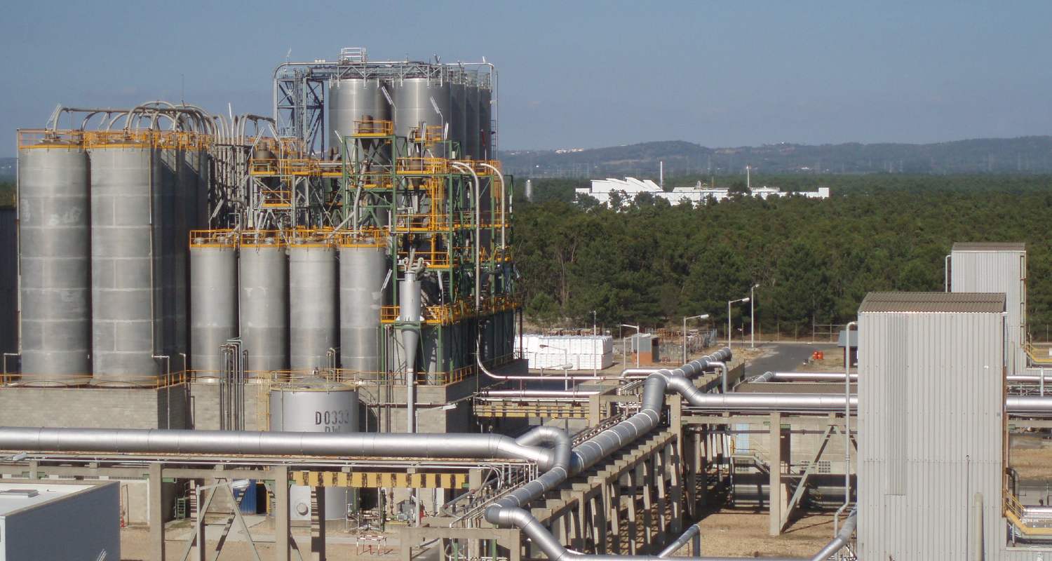 Vista general de las instalaciones de la refinería
